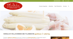 Desktop Screenshot of gasthaus-plumbohm.de